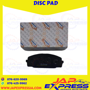 (New) DISC PAD TOYOTA HIACE 6 LUG SML (D-2104) [SENSAI]
